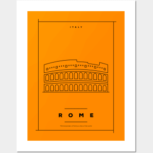 Rome Minimal Poster Posters and Art